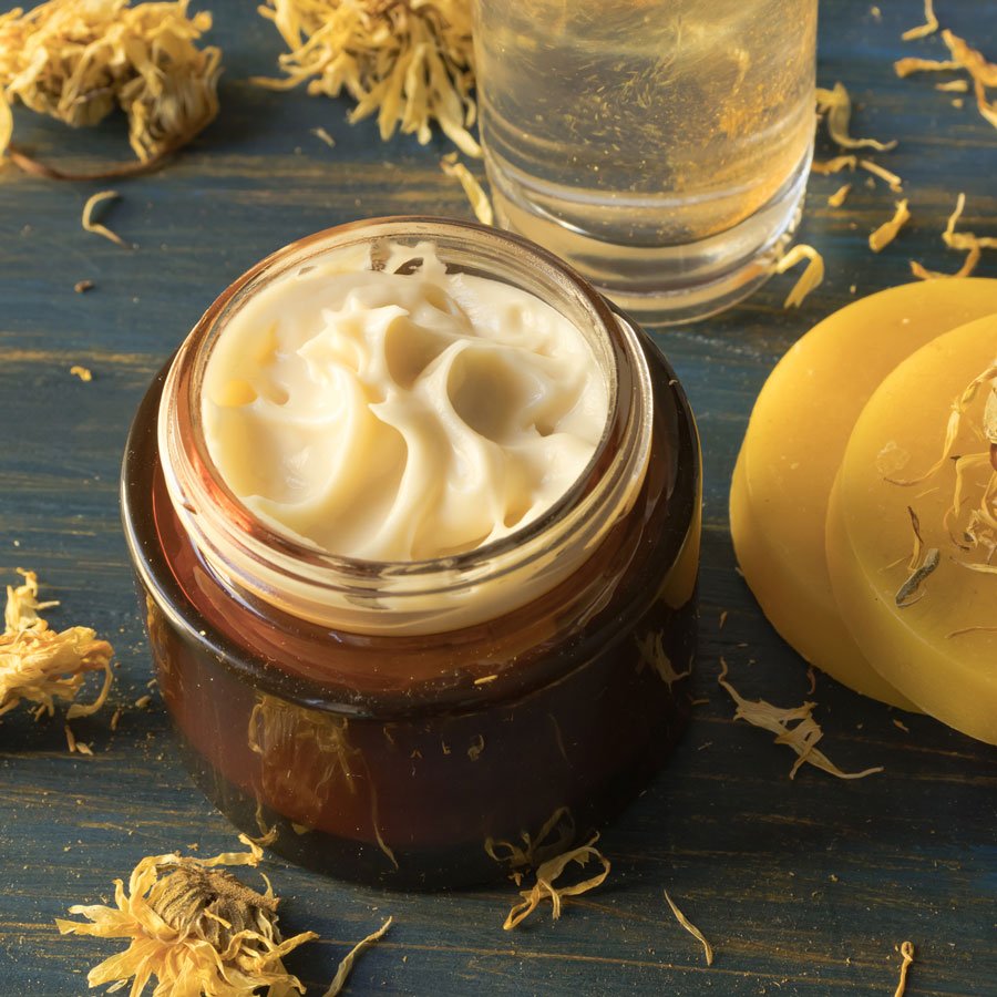 Handmade moisturizing skin lotion
